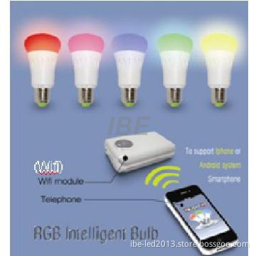white & pure R/G/B 650lm LED Bulb light  with unique design